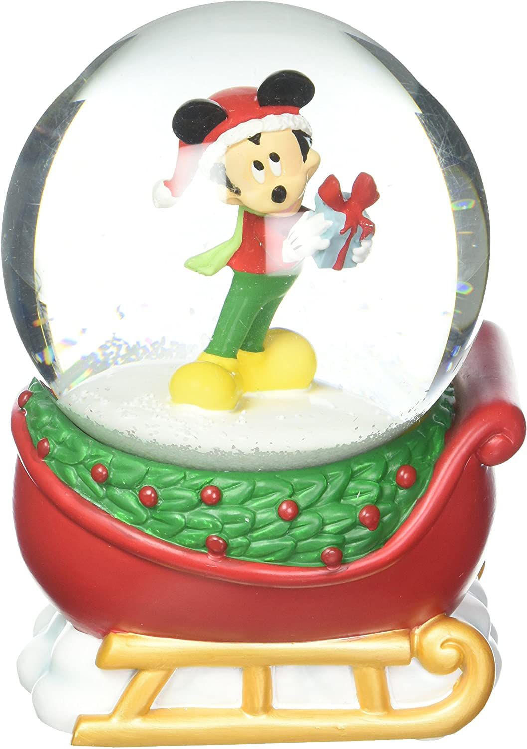 mickey mouse disney snow globe