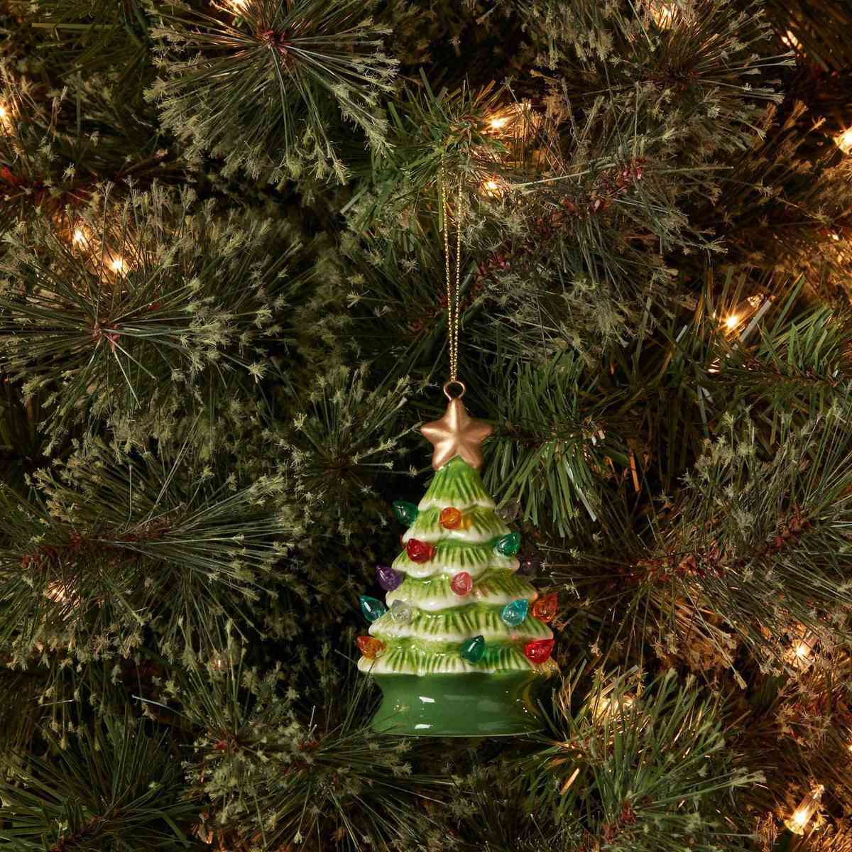 Ceramic Christmas Tree Ornament