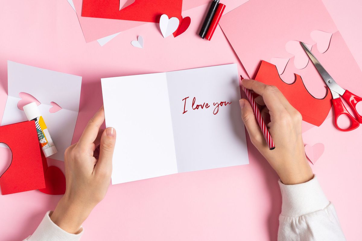 Handwritten Valentine's Day Card