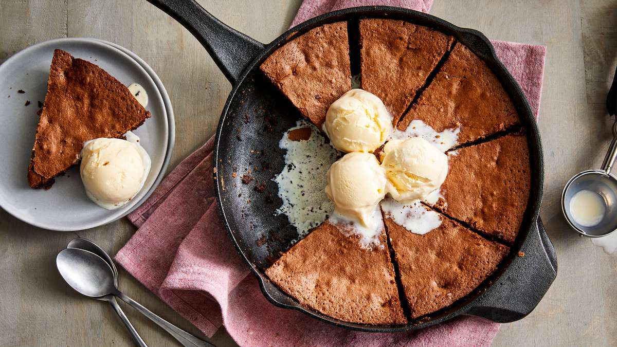 Cast-Iron Skillet Brownies