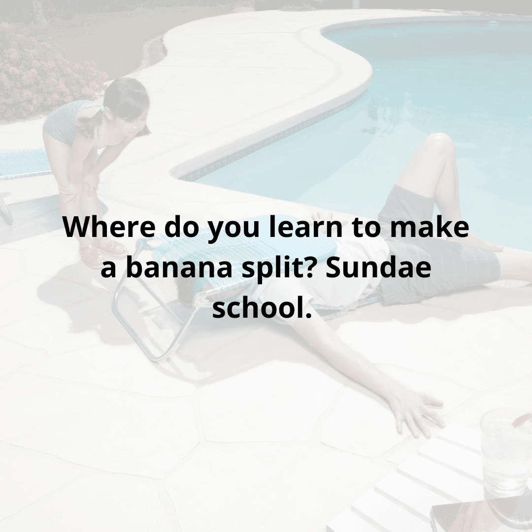 where do you learn to make a banana split? sundae school