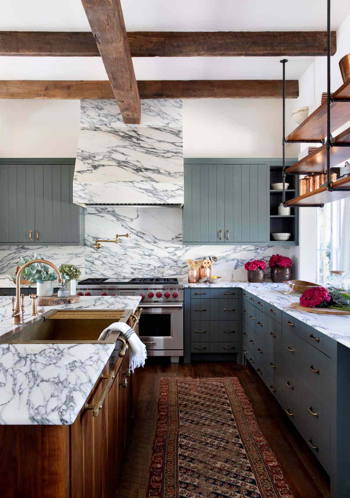 Faux Marble In The Kitchen