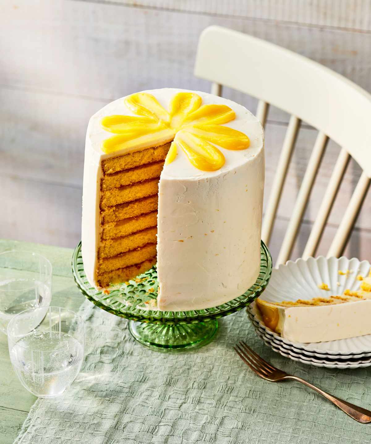 Lemon-Cheese Layer Cake