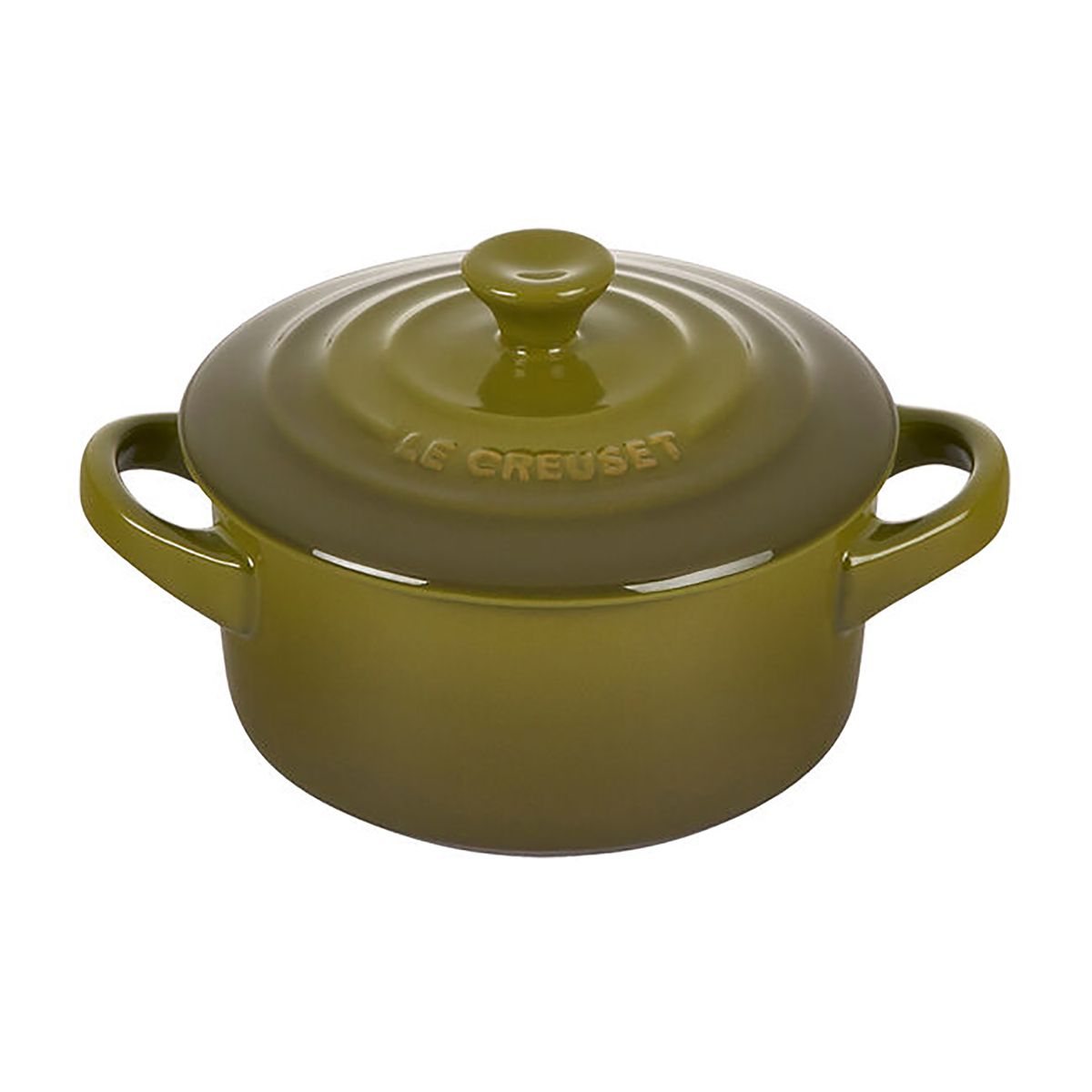 Le Creuset olive cookware