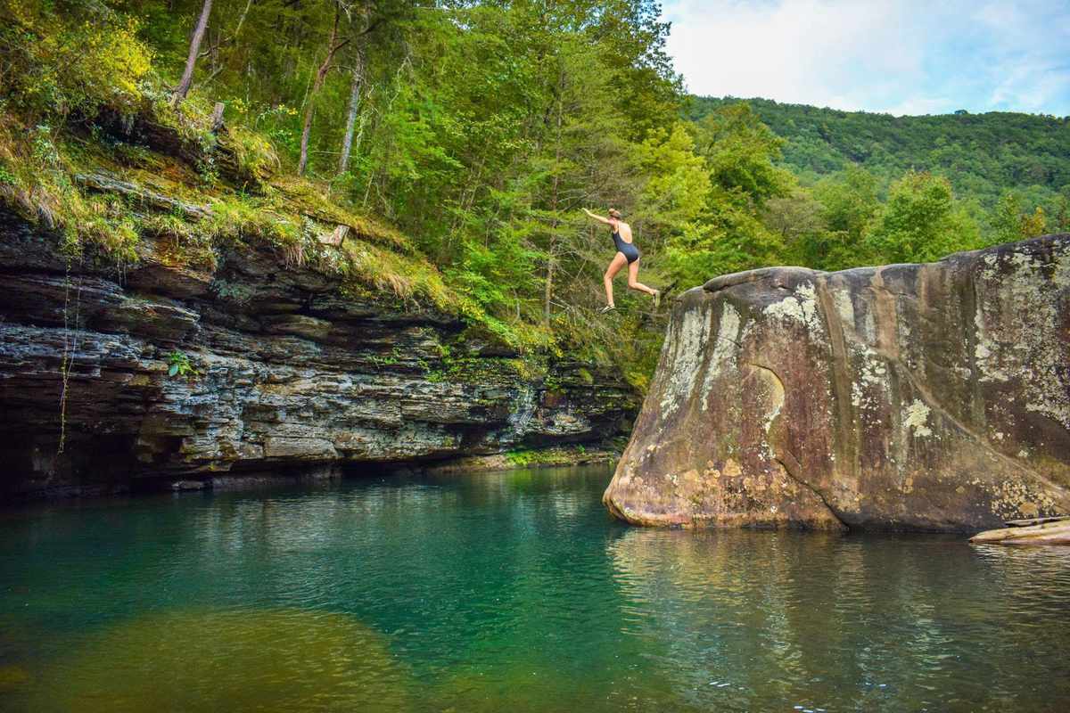 Tennessee: North Chick Blue Hole in Chattanooga