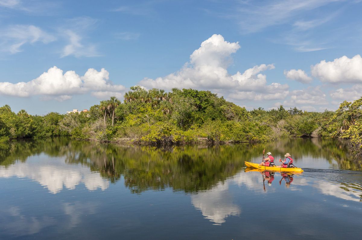 Kayakers at Lovers Key State Park