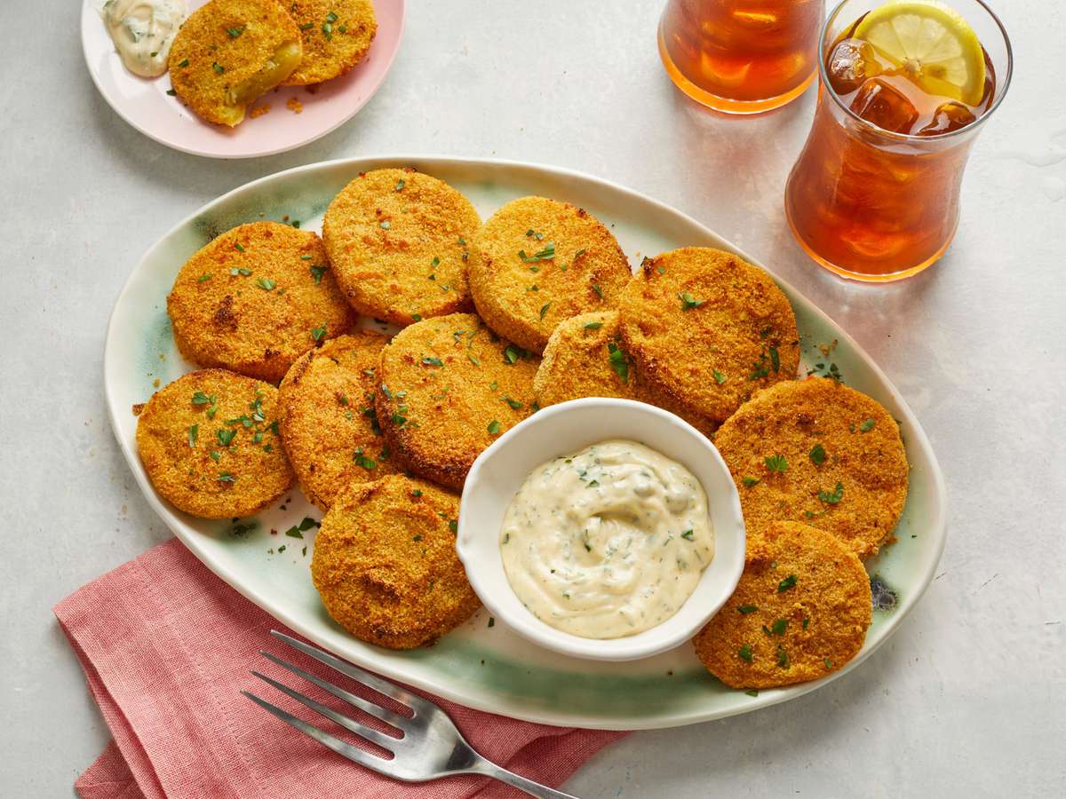 Air Fryer Fried Green Tomatoes 