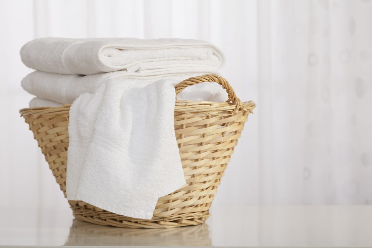 Towels in Basket