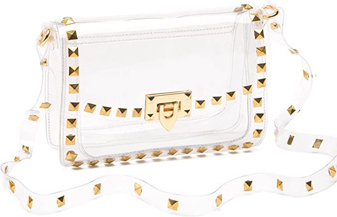 Clear Purse with Fashion Rivets
