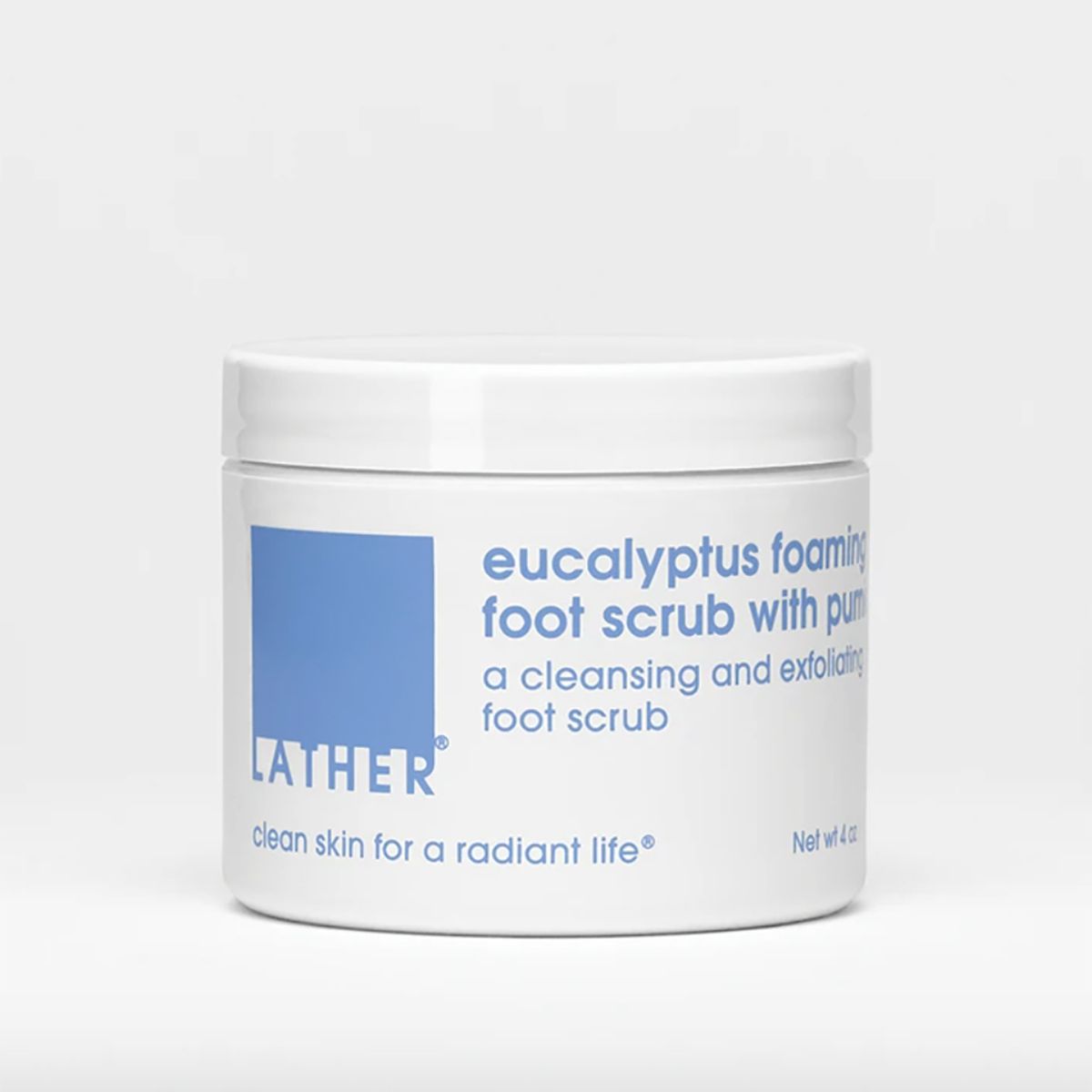 Lather Eucalyptus Foaming Foot Scrub