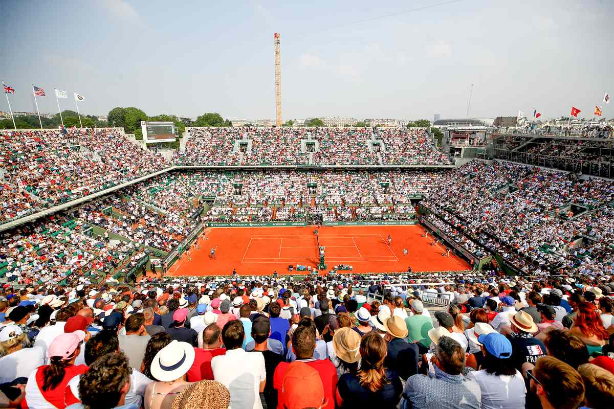 crowd at the French Open