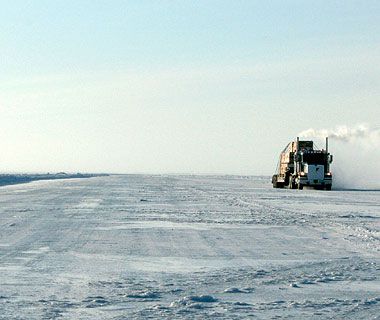 Ice Roads, Northwest Territories, Canada