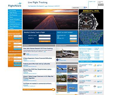 Track a Flight: Flightaware.com