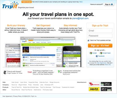 Manage Your Vacation: Tripit.com