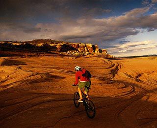 Biking in Moab, Utah