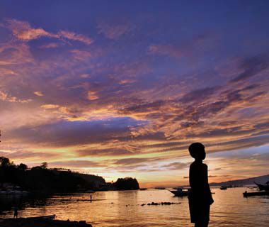 Puerto Galera, Philippines sunset