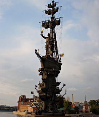 world's most controversial monuments: Peter the Great, Moscow