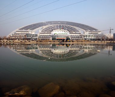 Biggest Solar Building:Solar City, Dezhou, China