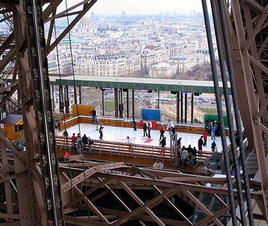Eiffel Tower Ice Rink, Paris