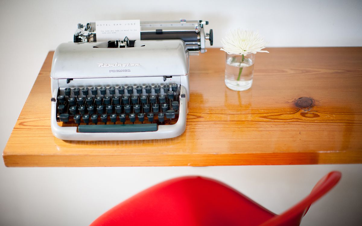 The Hermitage typewriter