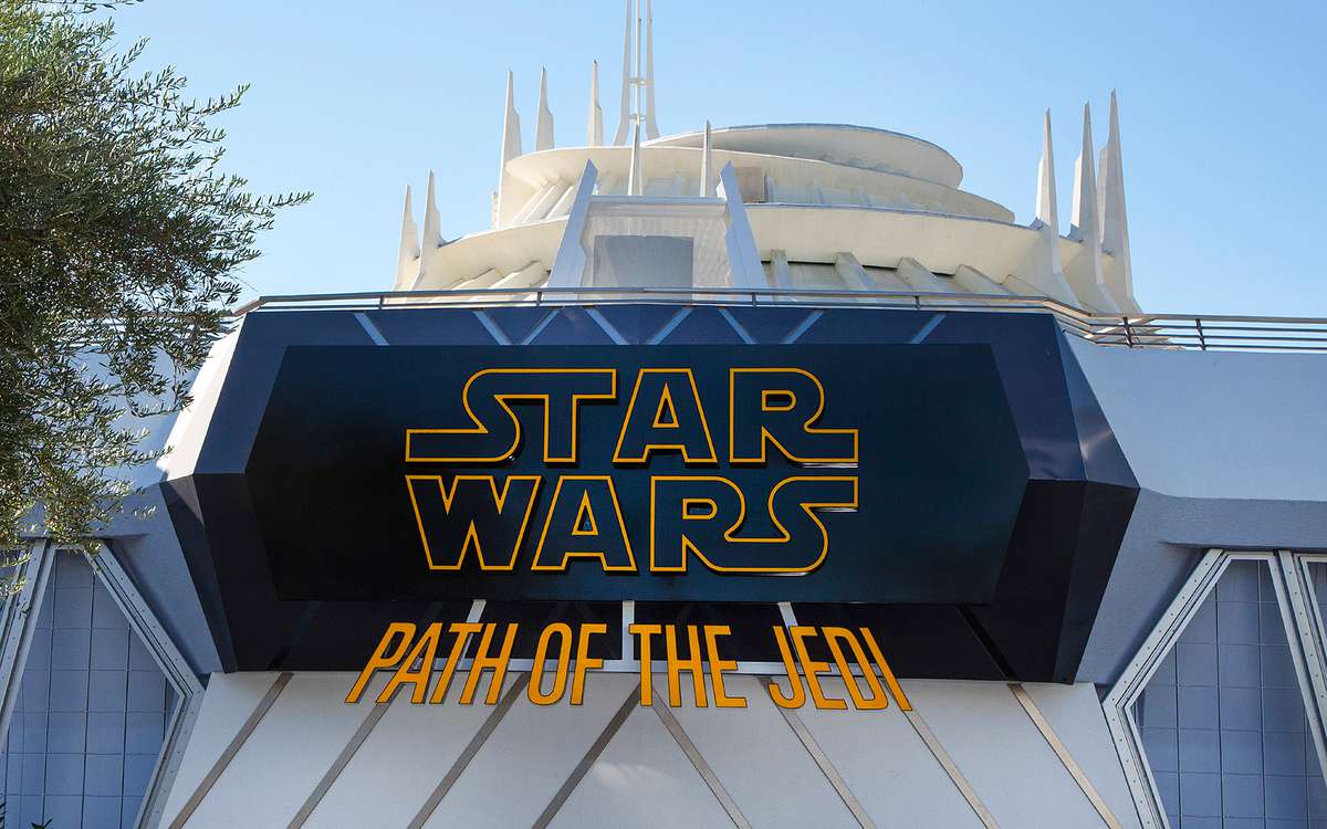 Path of the Jedi Star Wars attraction at Disneyland