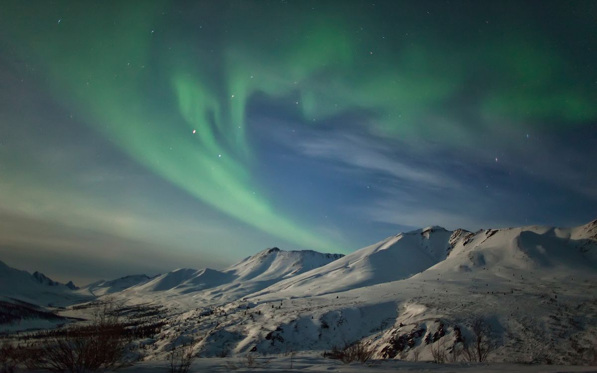 See the Northern Lights in Yukon Territory