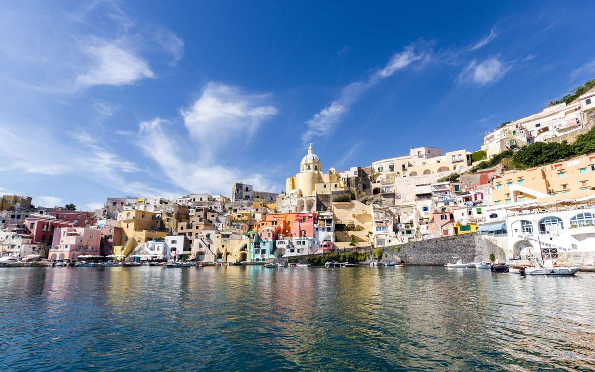 Pastel Homes Along the Amalfi Coast
