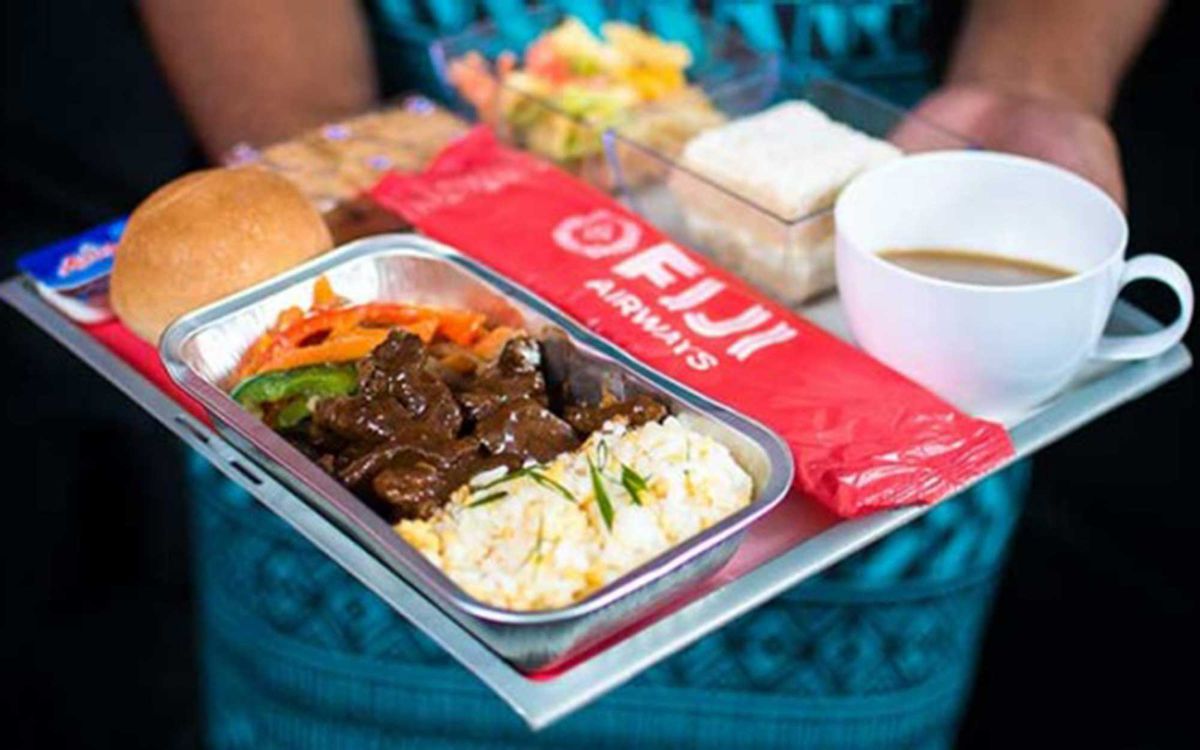 Fiji Airline food