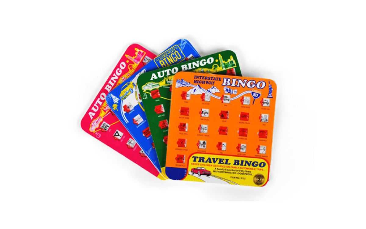 Lot 3 Auto Bingo Cards Regal Car Traffic Travel Game Road Trip Entertainment