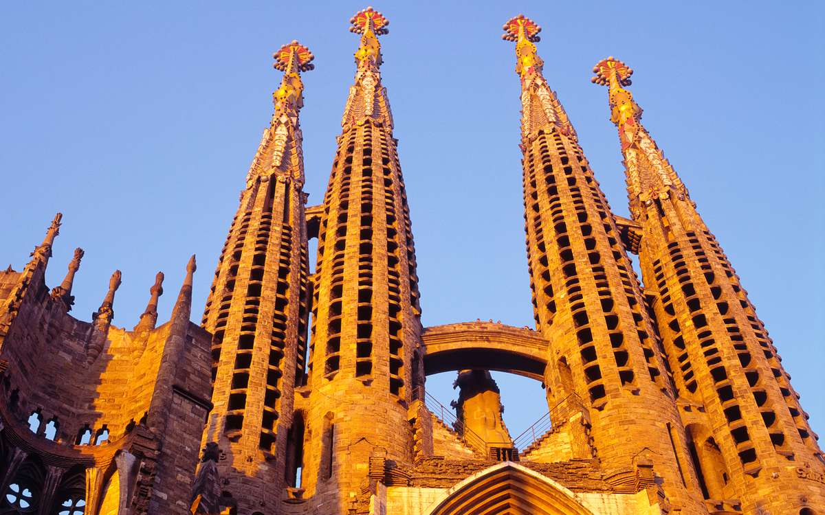 Basilica of the Sagrada Familia in Barcelona