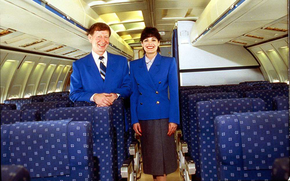 Pan Am flight attendants.