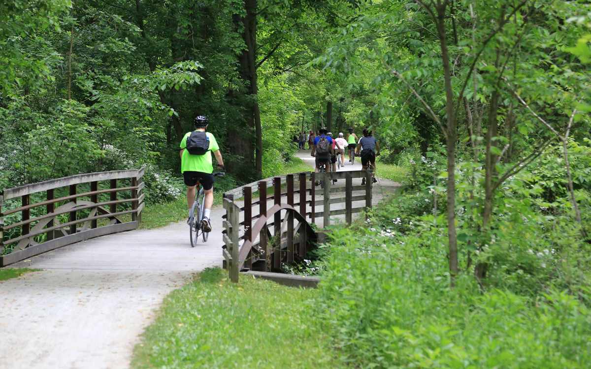 Cuyahoga Valley National Park, Ohio, Towpath Trail, Bikes