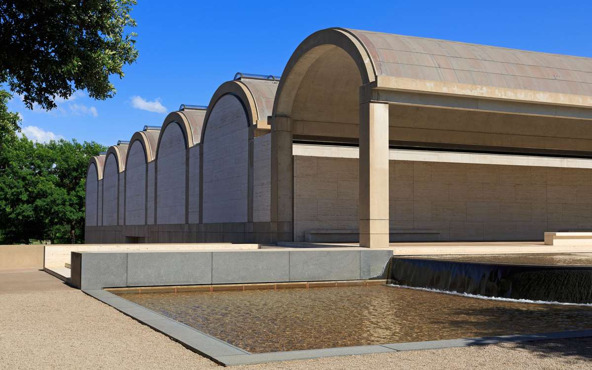 The Kimbell Art Museum in Fort Worth, Texas.