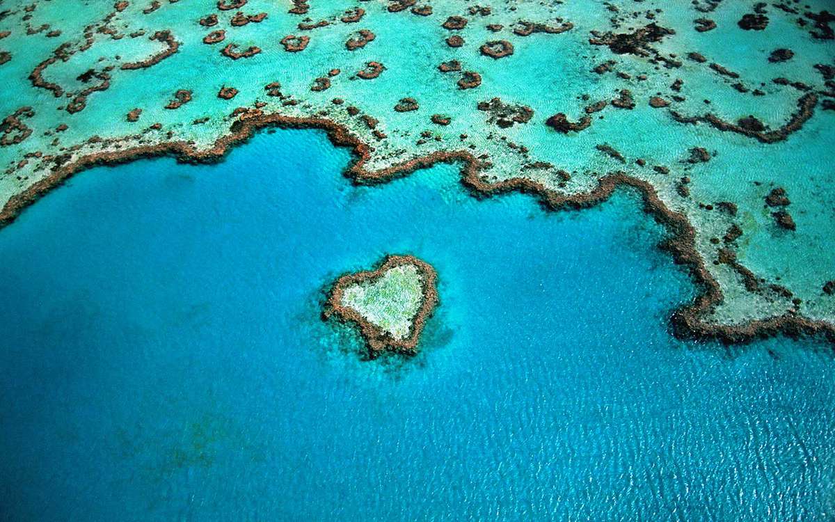 Heart shaped natural wonders around the world