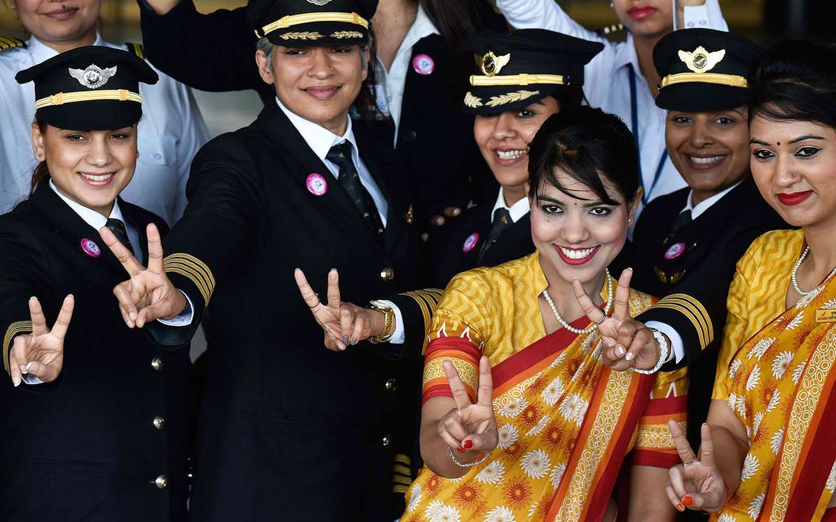 Air India girl power