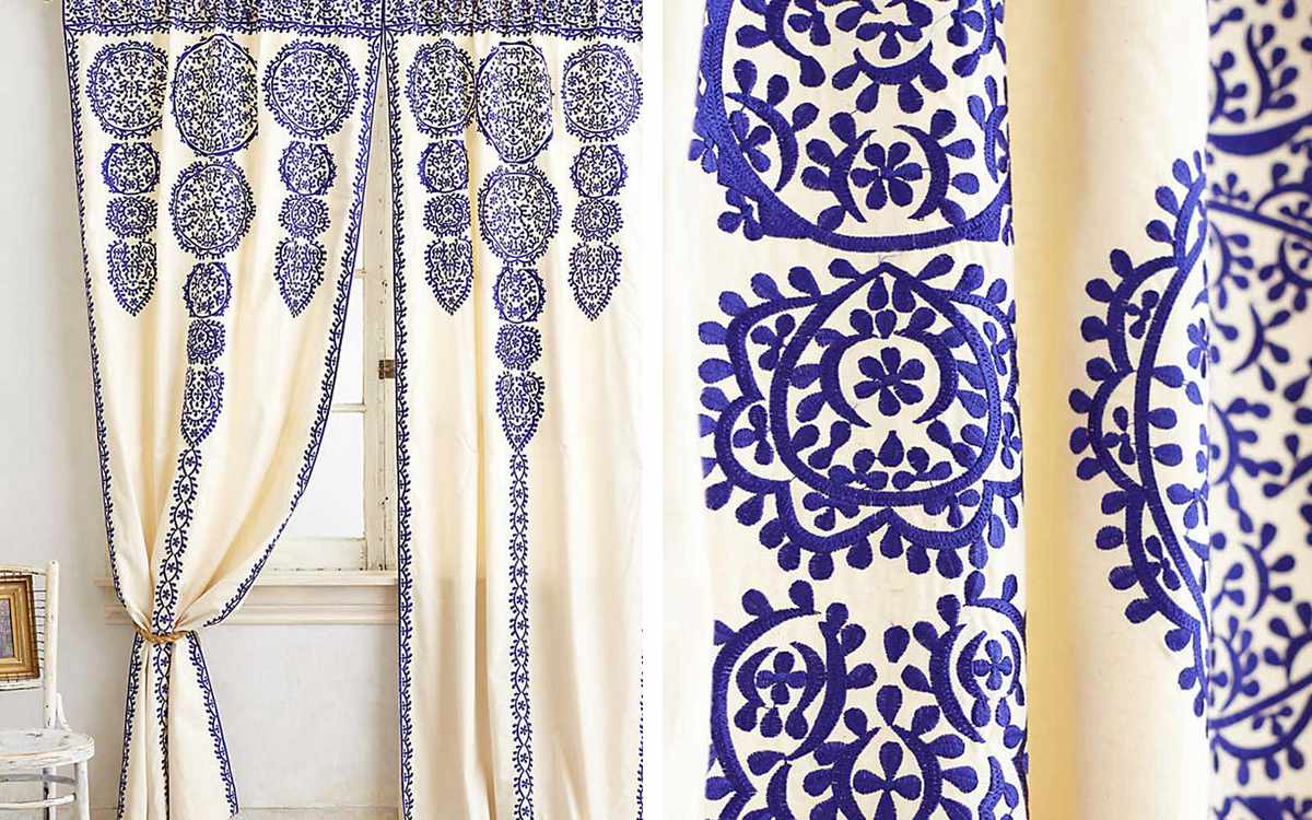 Embroidered Curtains