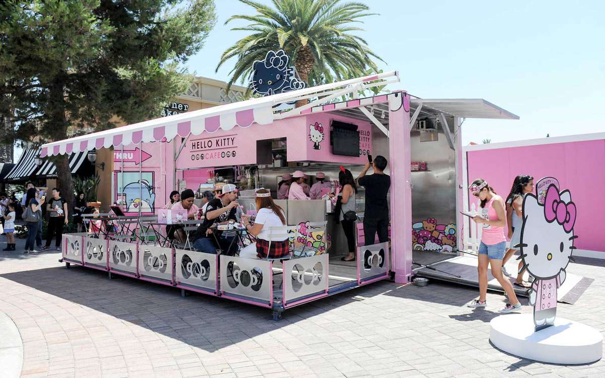 Hello Kitty Cafe Pop-Up Container - Irvine, California