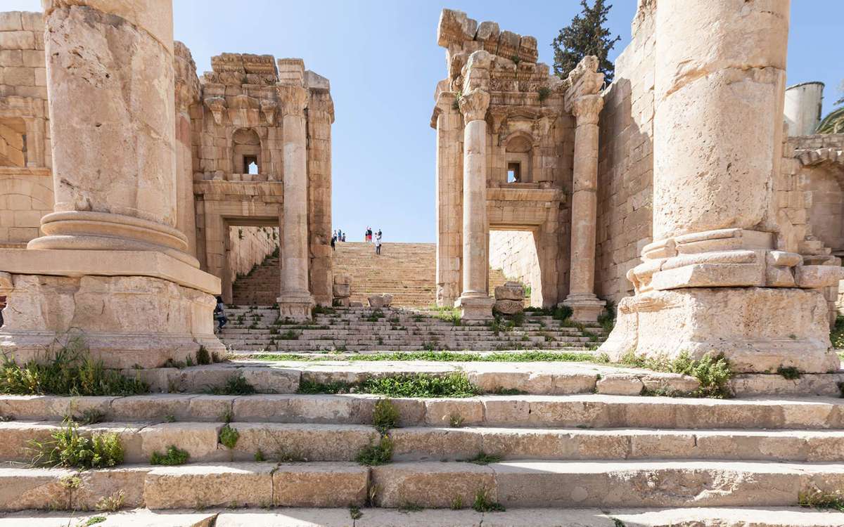 Steps, Jerash, Jordan