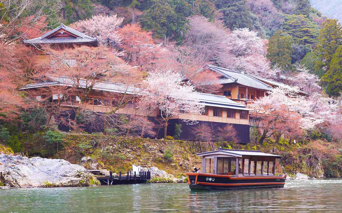 Hoshinoya Kyoto Hotel Japan Sakura Spring Cherry Blossom