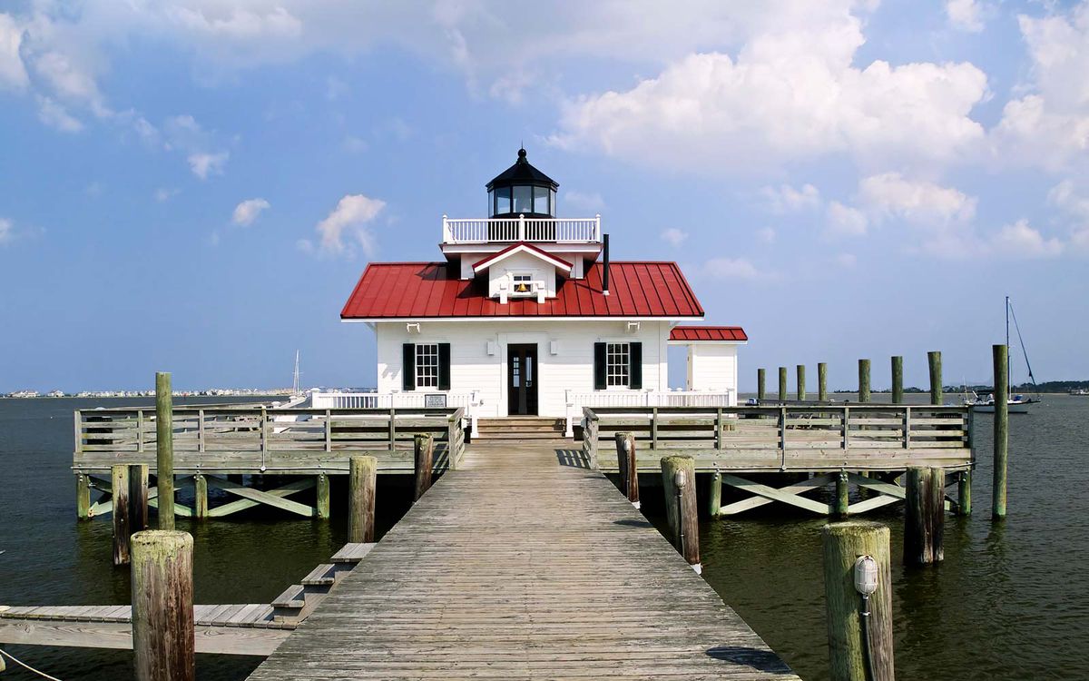 Marches Lighthouse, Manteo, Roanoke Island