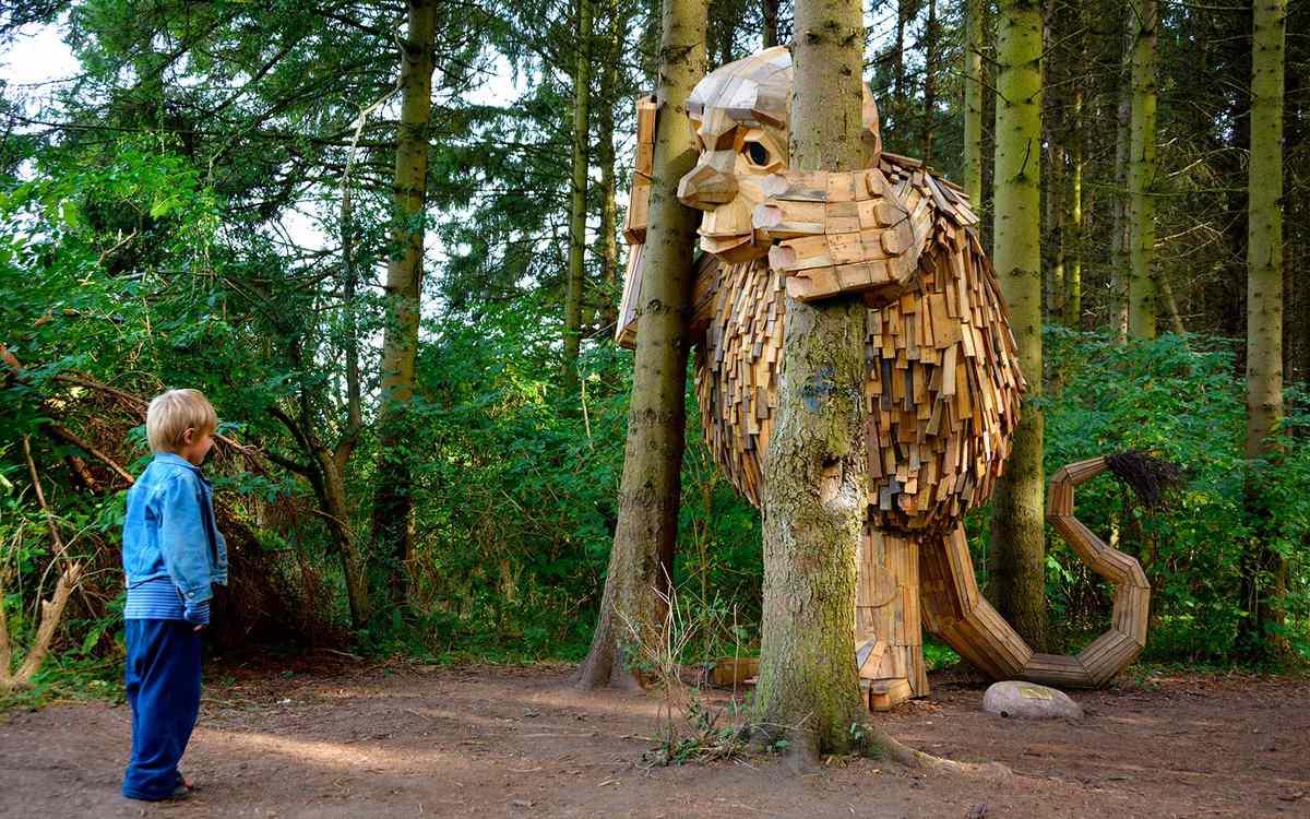 Thomas Dambo Copenhagen Wooden Sculptures Forest