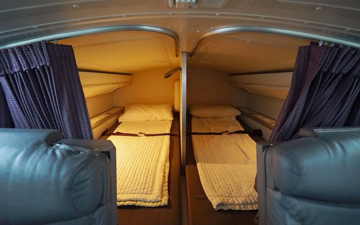 Virgin Australia Crew Flight Bed Sleep