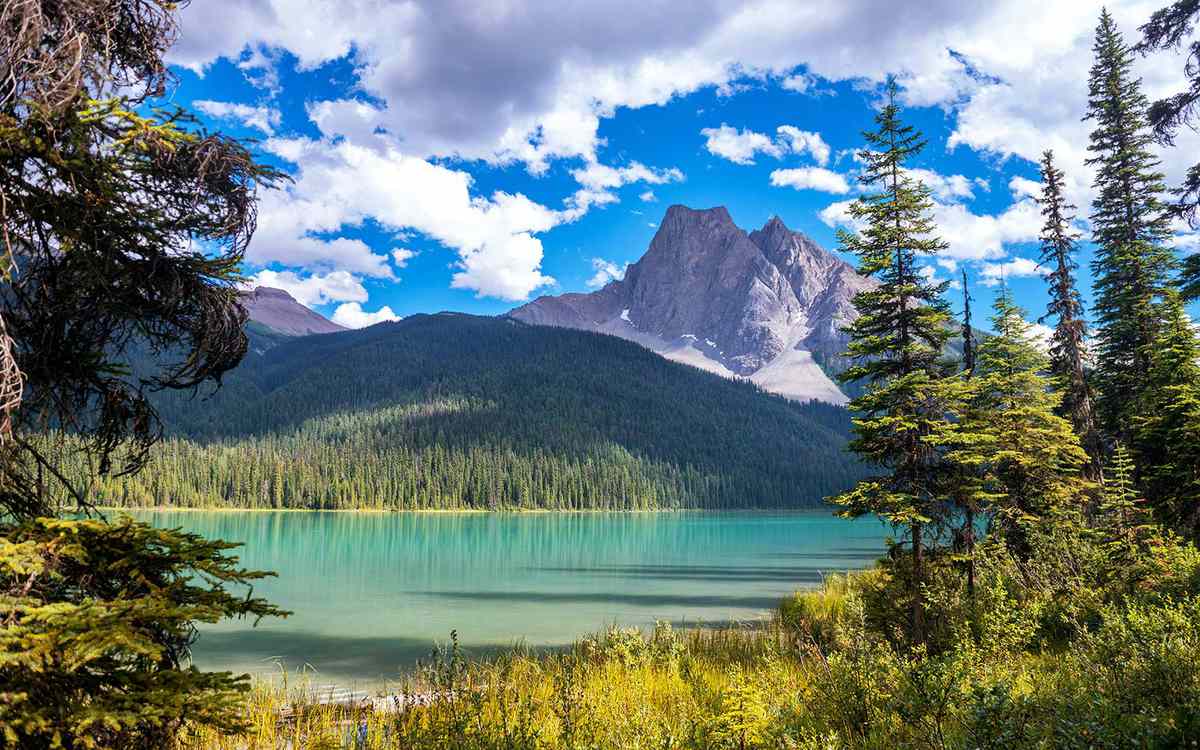 Emerald Lake in Yoho National Park, British Columbia Canadian Rockies