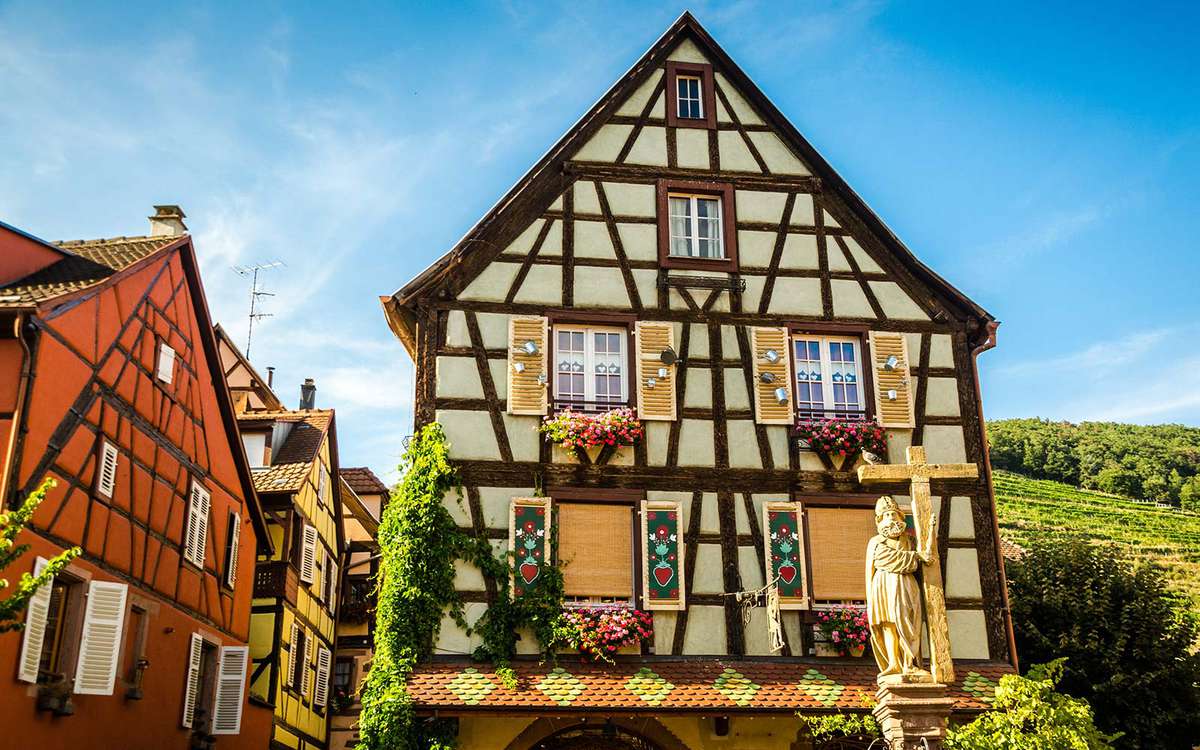 Kaysersberg is a picturesque medieval village located on the