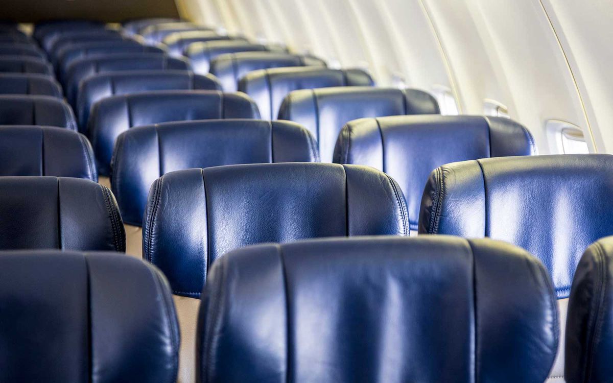 Empty Seats on an Airliner