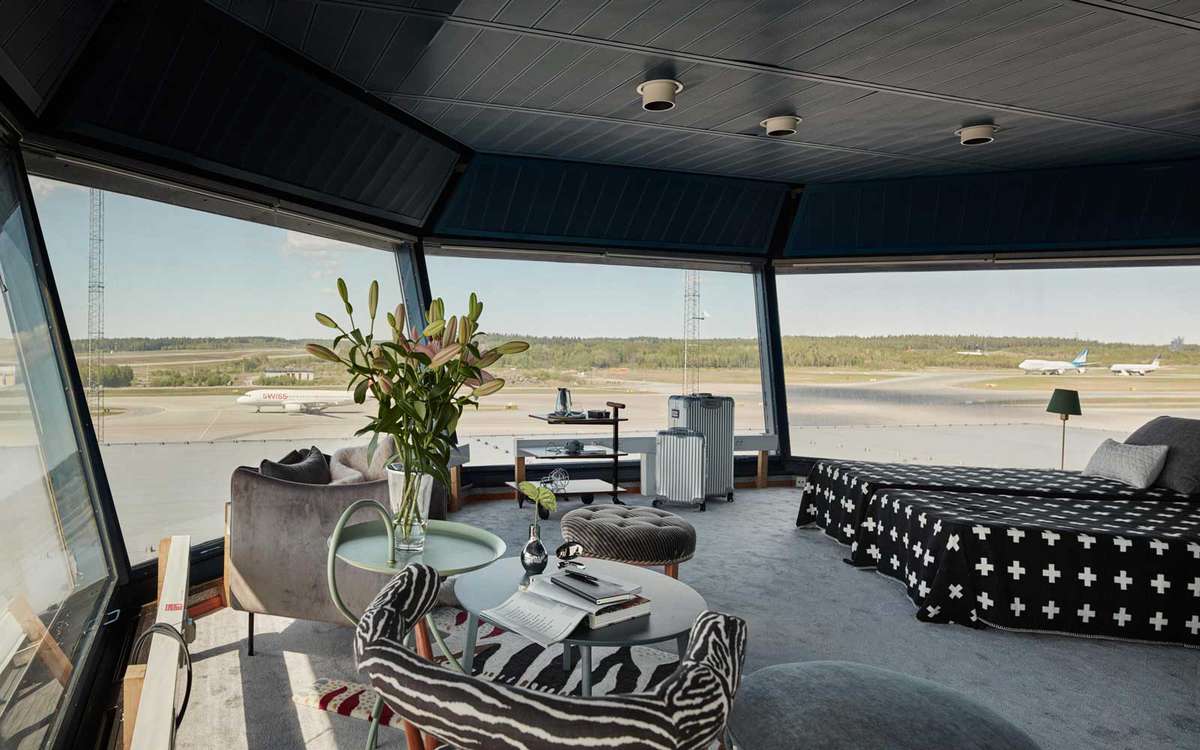 Airport control tower vacation rental