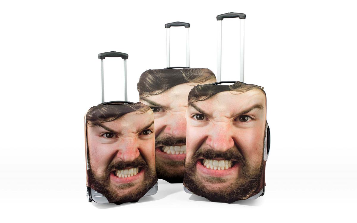 Firebox Head Case Face Travel Luggage