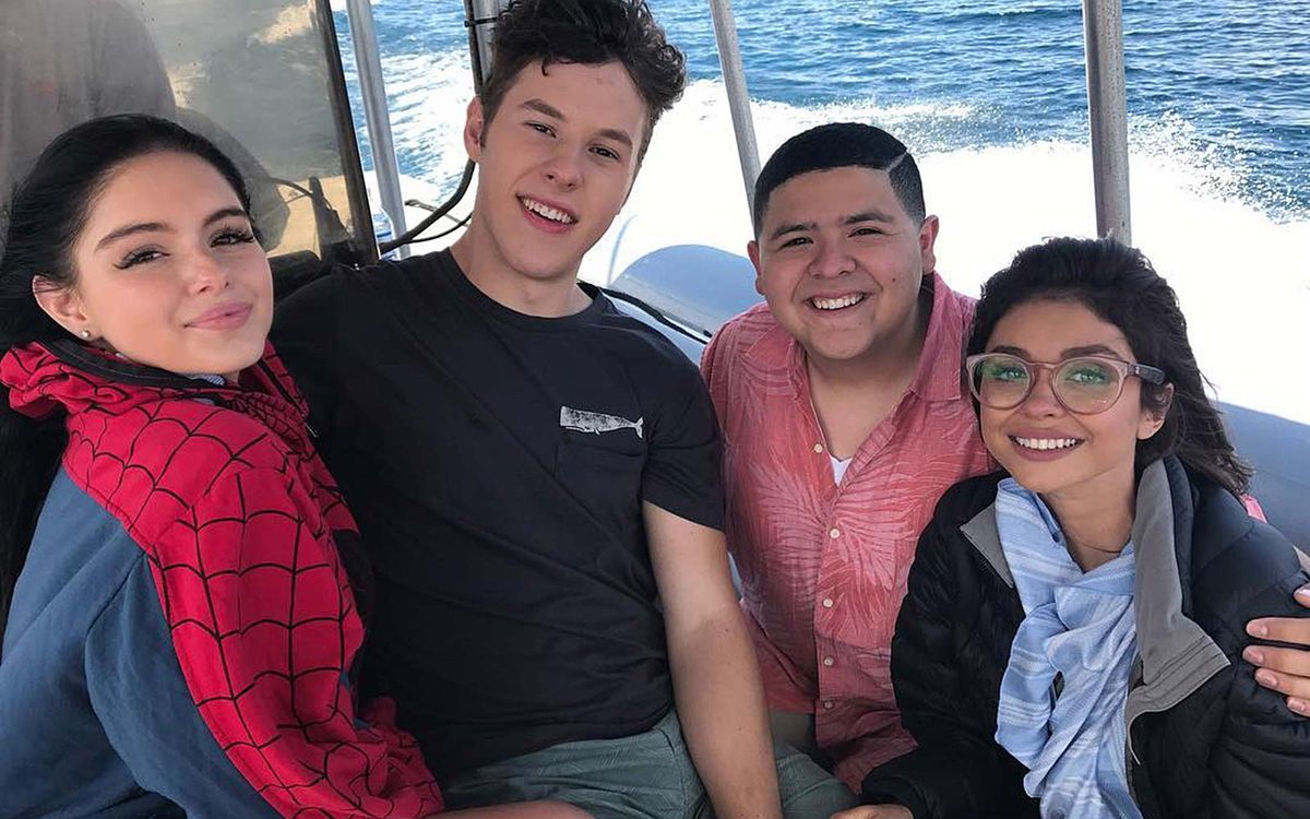 Modern Family TV cast filming Lake Tahoe vacation
