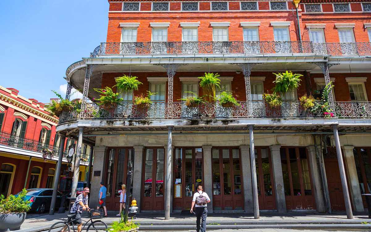 French Quarter, New Orleans, and its French Colonial architecture