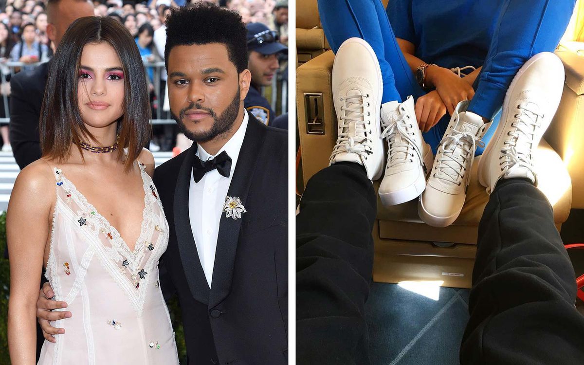 The Weeknd Selena Gomez Puma sneaker shoe collaboration